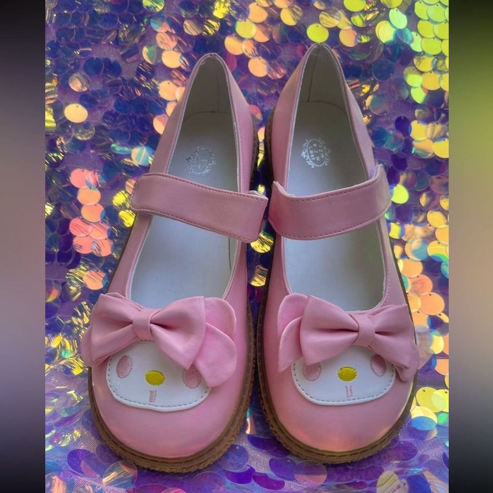 My Melody Sweet Lolita Pastel Goth Maryjane Shoes